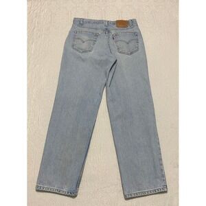 Vintage Y2K Levis 550 Relaxed Fit Jeans Mens 36×30 Light Wash Denim Pants